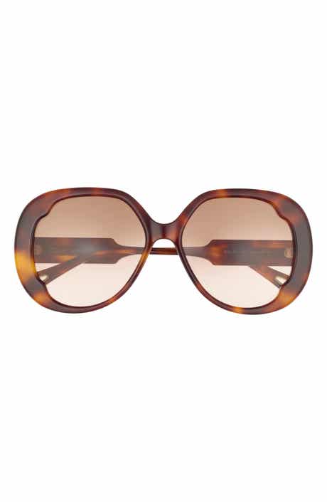 Chloé 56mm Round Sunglasses