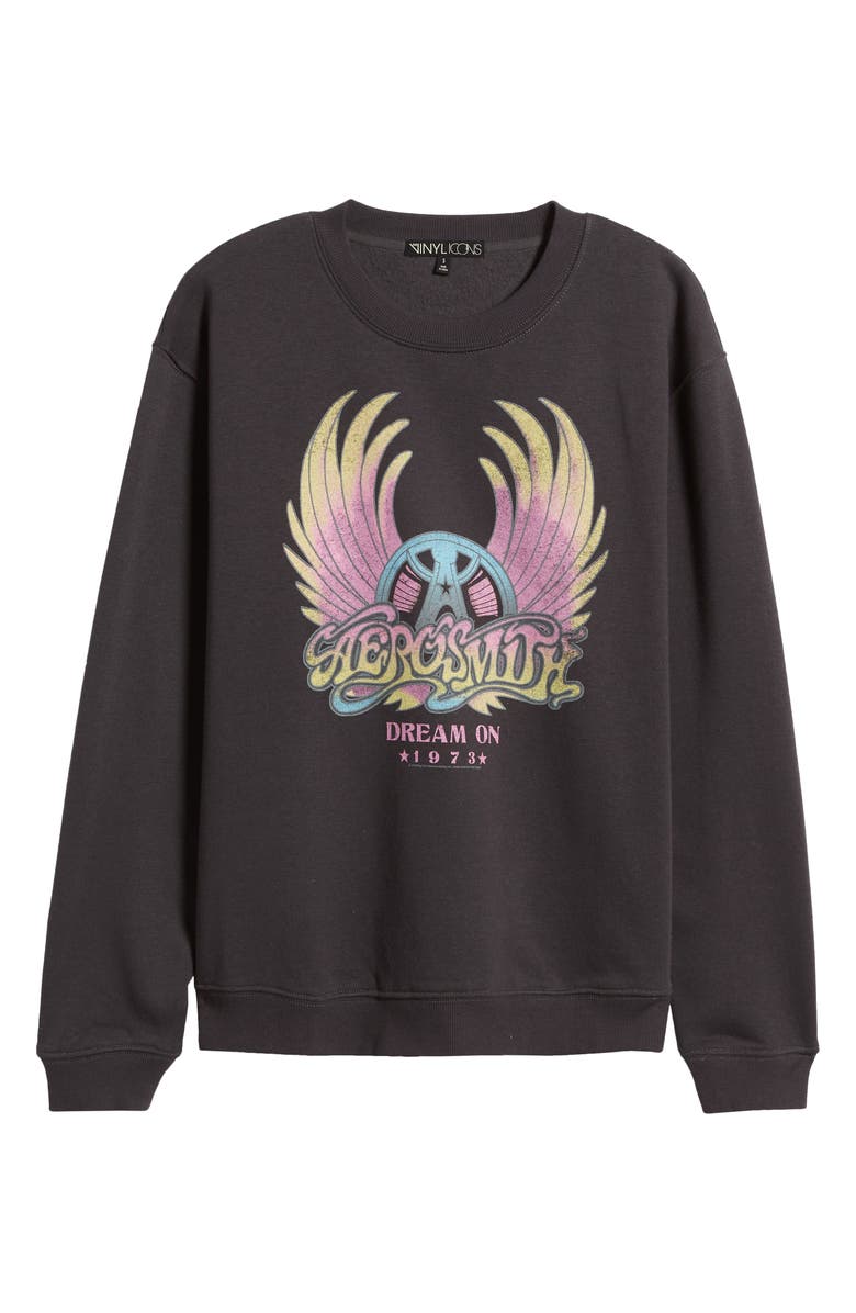 Vinyl Icons Aerosmith Graphic Sweatshirt, Alternate, color, 
