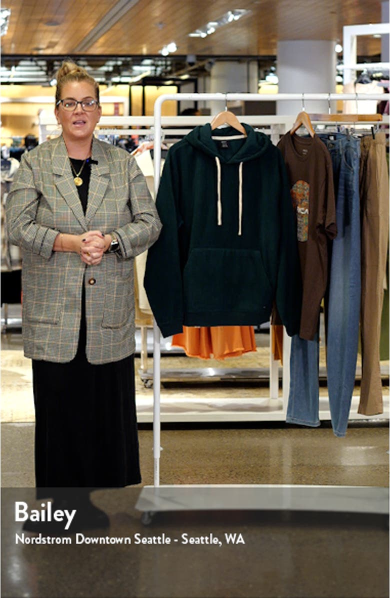 Hewitt Oversize Ribbed Pullover Hoodie, sales video thumbnail