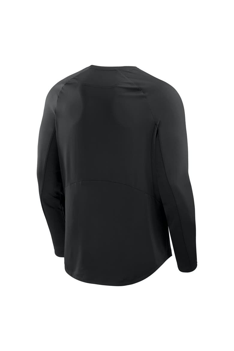 Men's Fanatics Black Philadelphia Eagles Coverage Scheme Long Sleeve T-Shirt, Alternate, color, Black