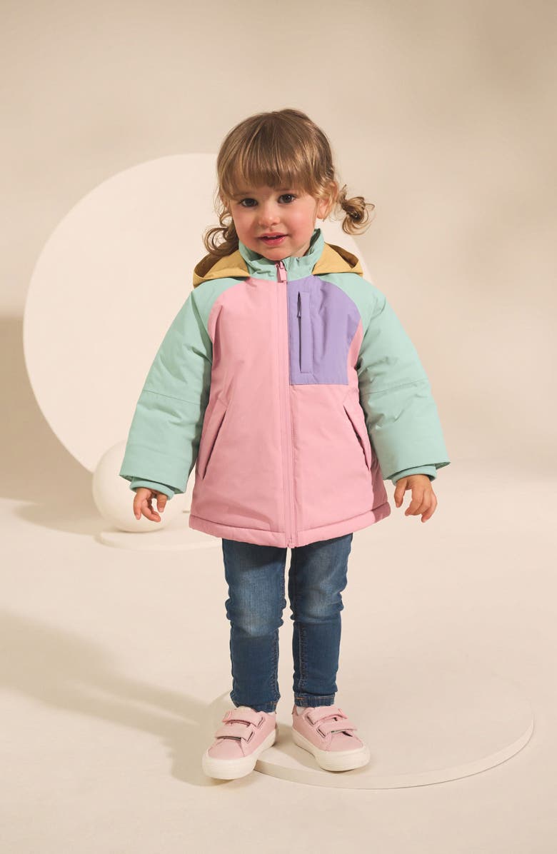 NEXT Kids' Colorblock Waterproof Jacket, Alternate, color, Multi