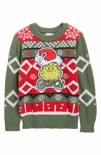 Kids' Xmas Pizza Cat Holiday Sweater