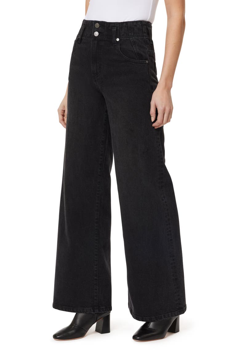 Easton Wide Leg Jeans, Alternate, color, WASHED BLACK