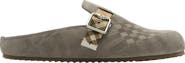 Burberry Check Suede Urchin Clogs