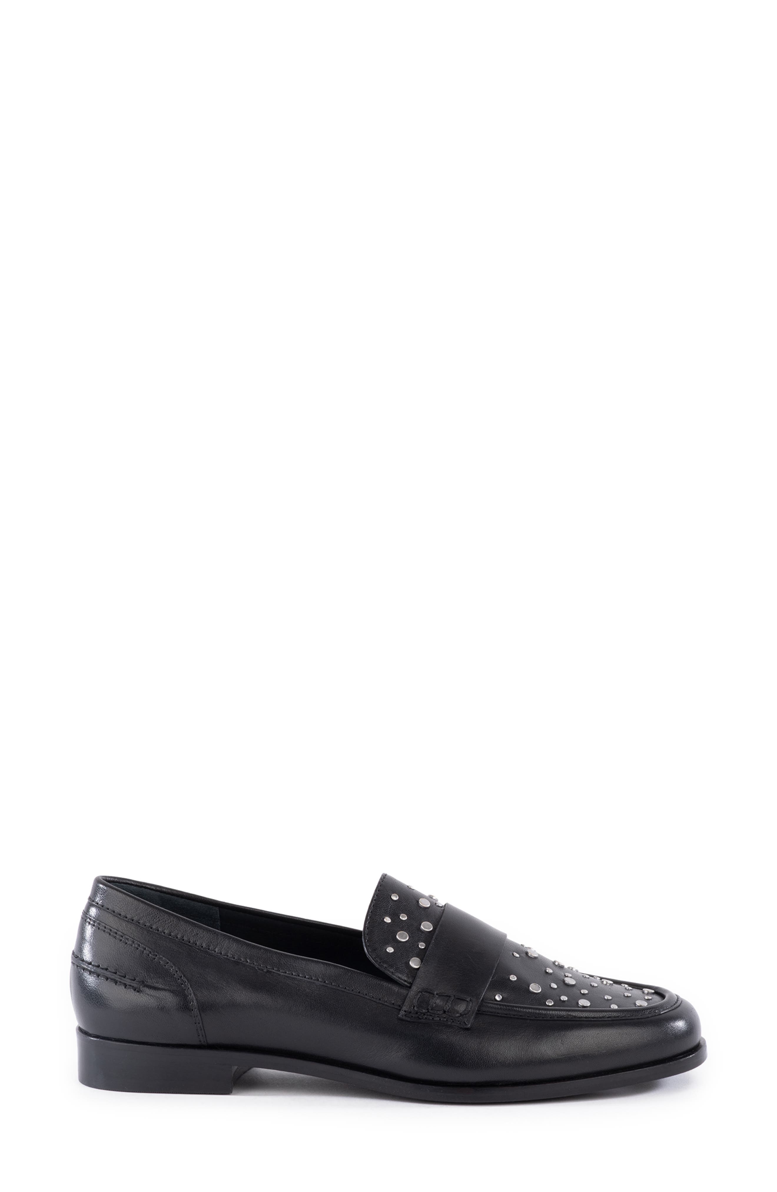 Seychelles Sooner or Later Loafer, Alternate, color, Black Leather