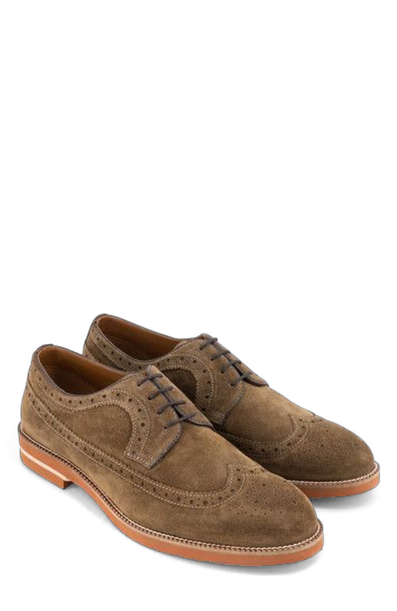 Anthony Veer Hamilton Wingtip Derby, Alternate, color, Cigar Suede
