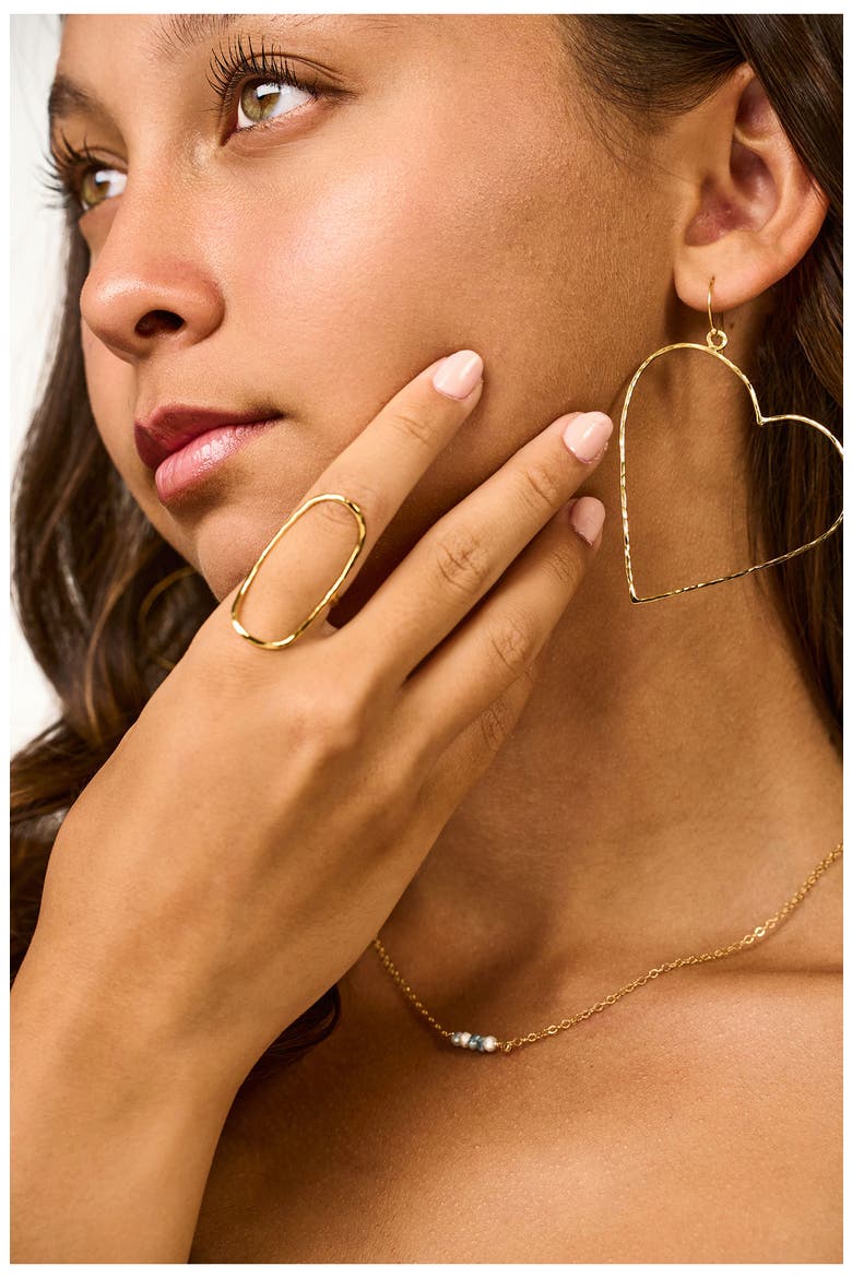 Bethany Open Oval Ring, Alternate, color, GOLD