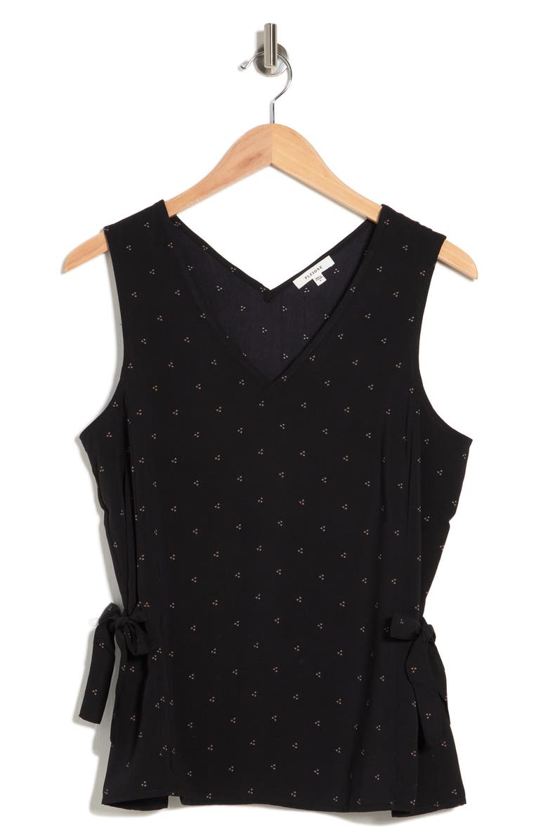 Pleione V-neck Side-tie Blouse, Alternate, color, 