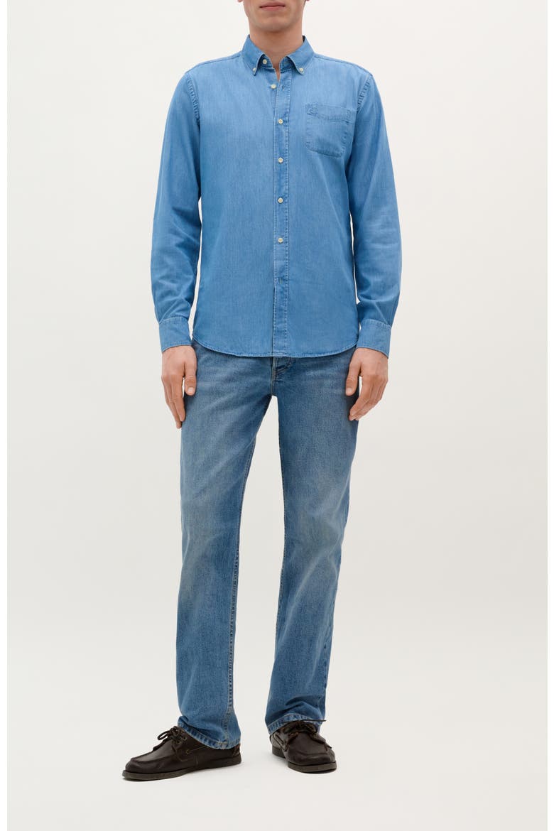 Forest Denim Bd Shirt I, Alternate, color, Denim