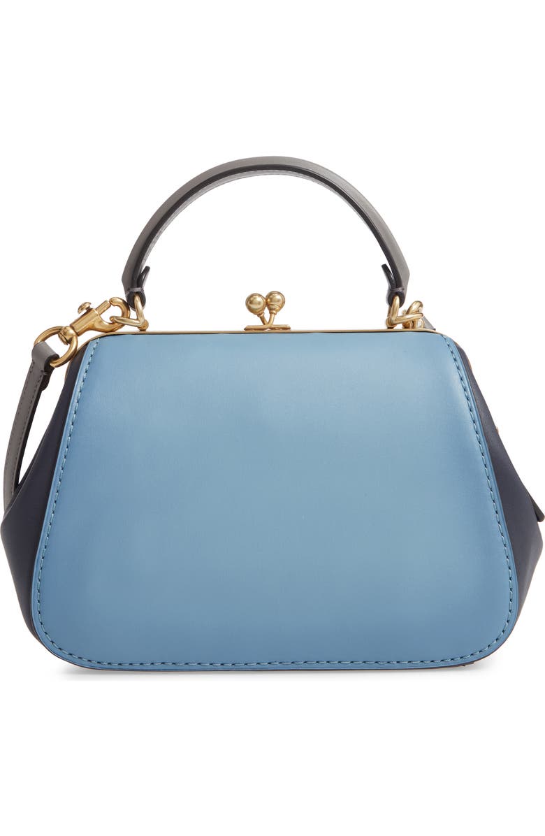 COACH Frame 23 Colorblock Leather Shoulder Bag, Main, color,