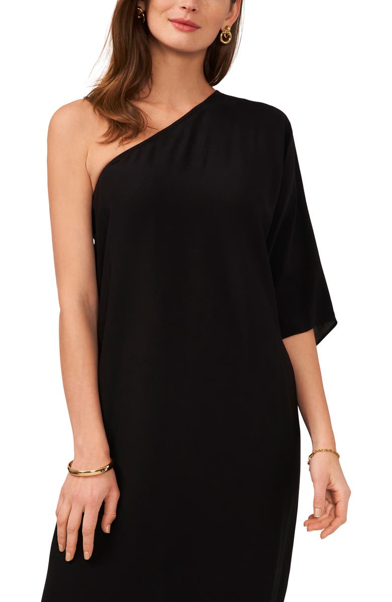 Vince Camuto One-Shoulder Asymmetric Caftan Dress, Alternate, color,