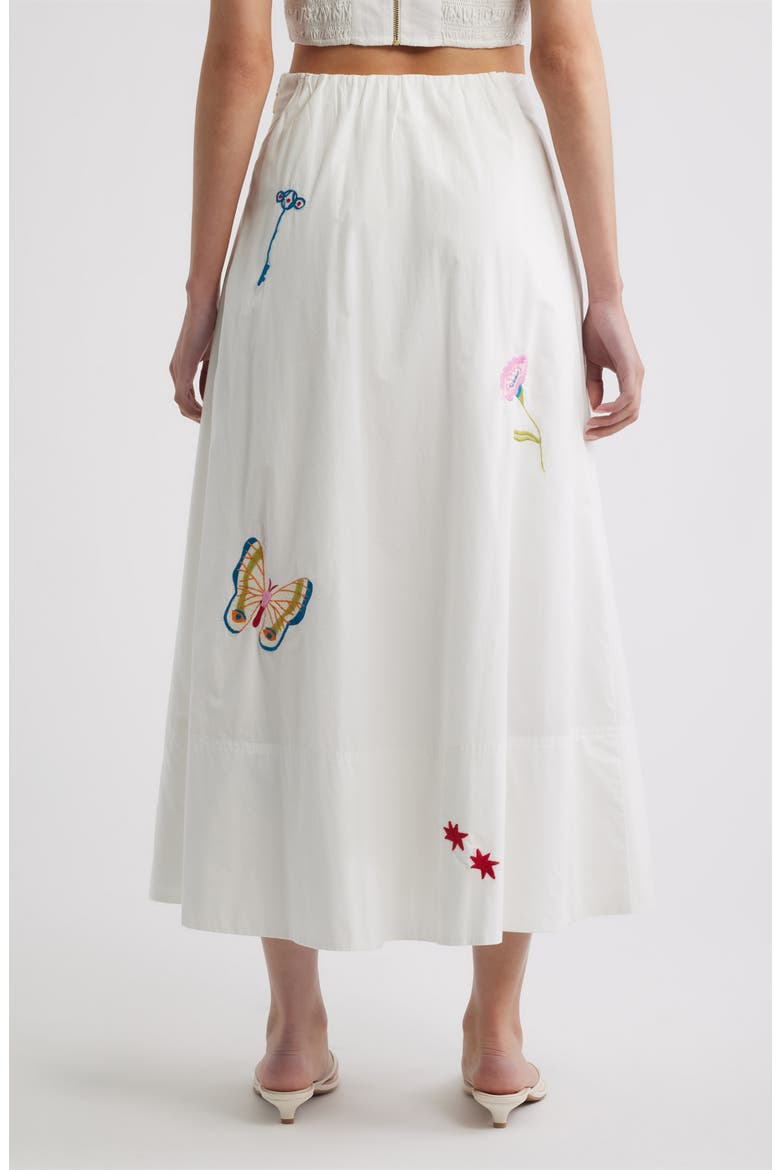 Eden Embroidered Organic Cotton Maxi Skirt, Alternate, color, MONTECITO EMBROIDERY MOTIF