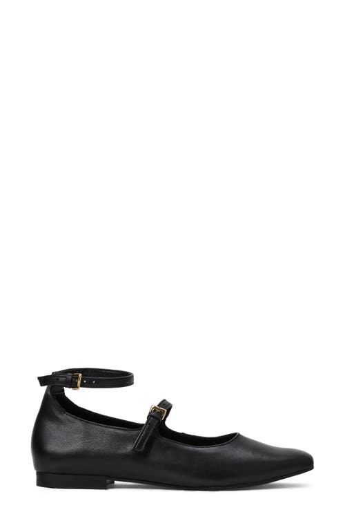 Bruno Magli Melanie Ankle Strap Flat In Black