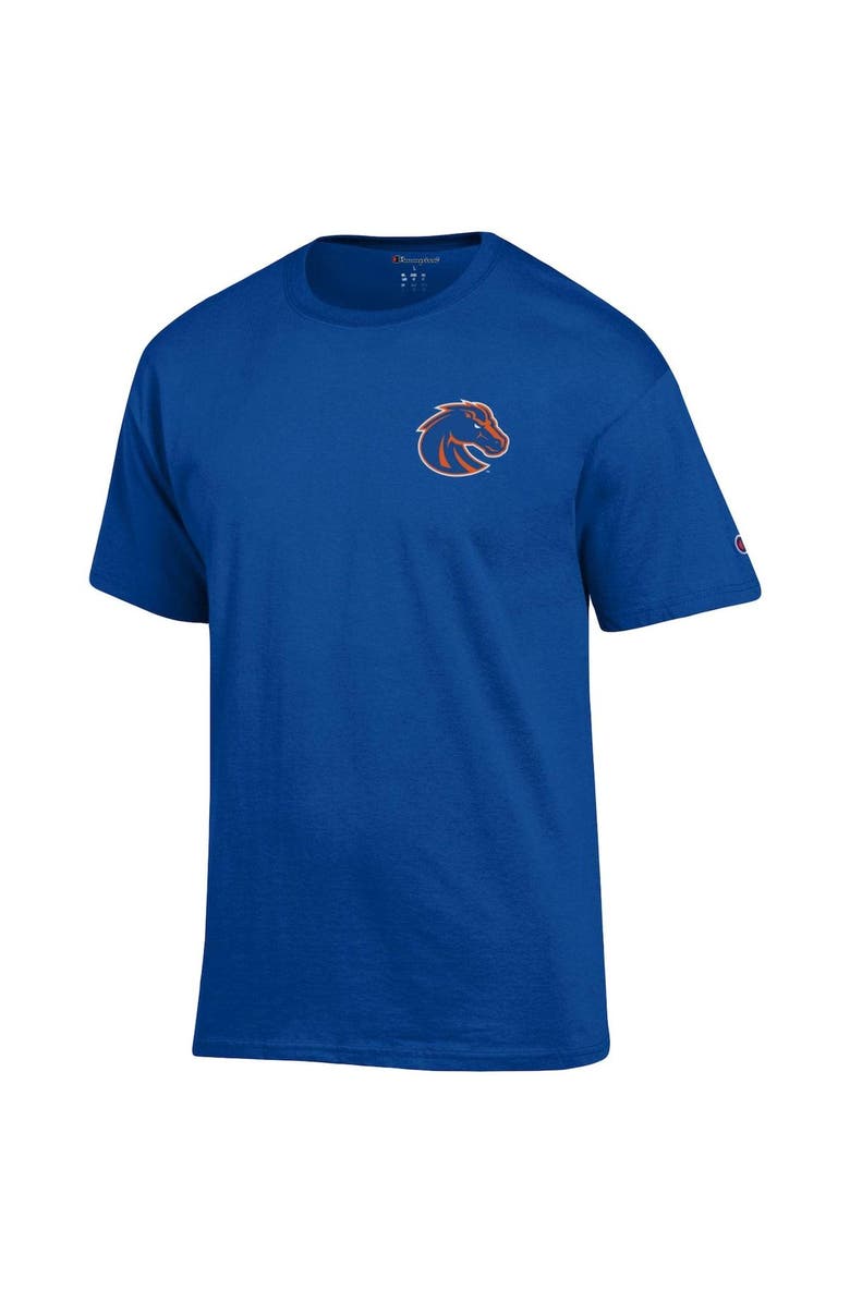 Champion Men's Champion Royal Boise State Broncos Stack 2-Hit T-Shirt, Alternate, color, 