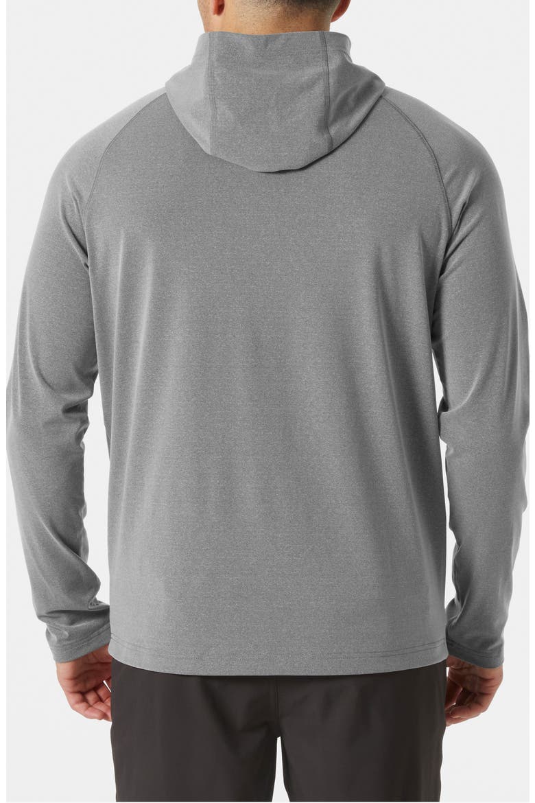 Tyri Pullover Hoodie, Alternate, color, EBONY MELANGE