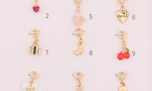 Leith The 12 Days Of Charms Advent Calendar Bracelet Set In Gold