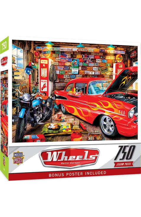 Retro Garage 750 Piece Jigsaw Puzzle