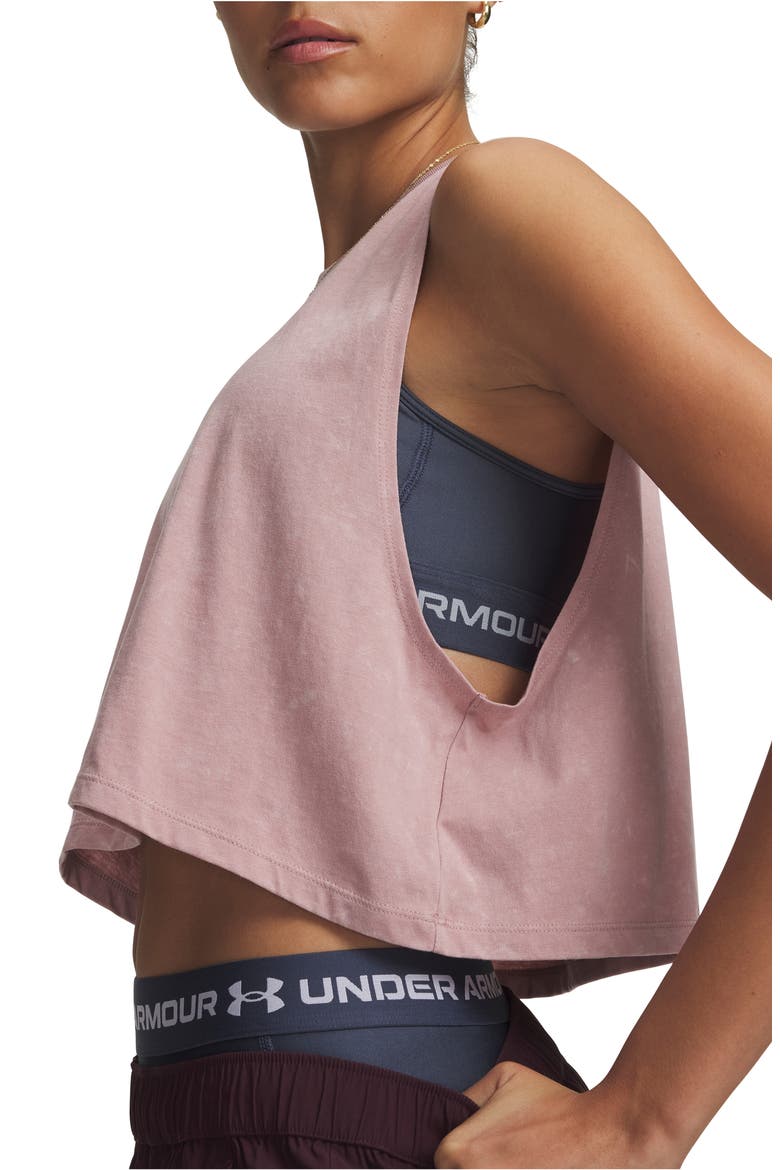 Branded Wash Crop Tank, Alternate, color, TOURMALINE PINK