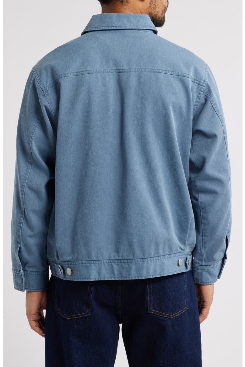 Tilton Cotton Denim Work Jacket, Alternate, color, DULL BLUE FADED WASH