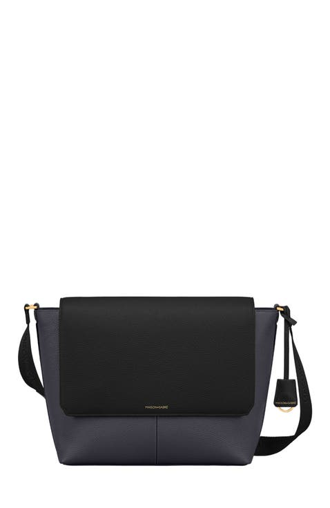 Leather Flaire Messenger Bag