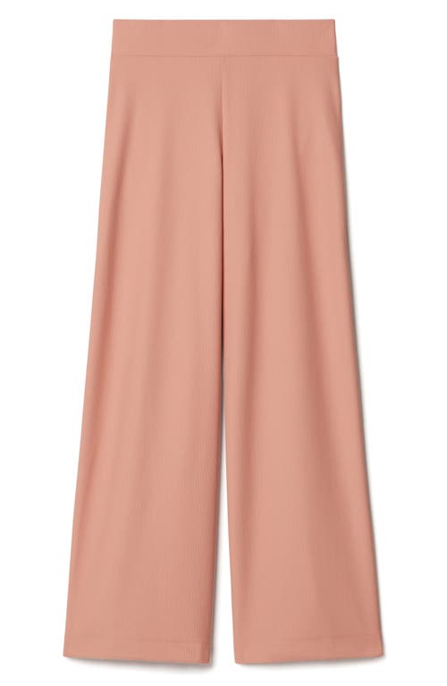 Rhone Ripple Wide Leg Sweatpants In Cameo Pink