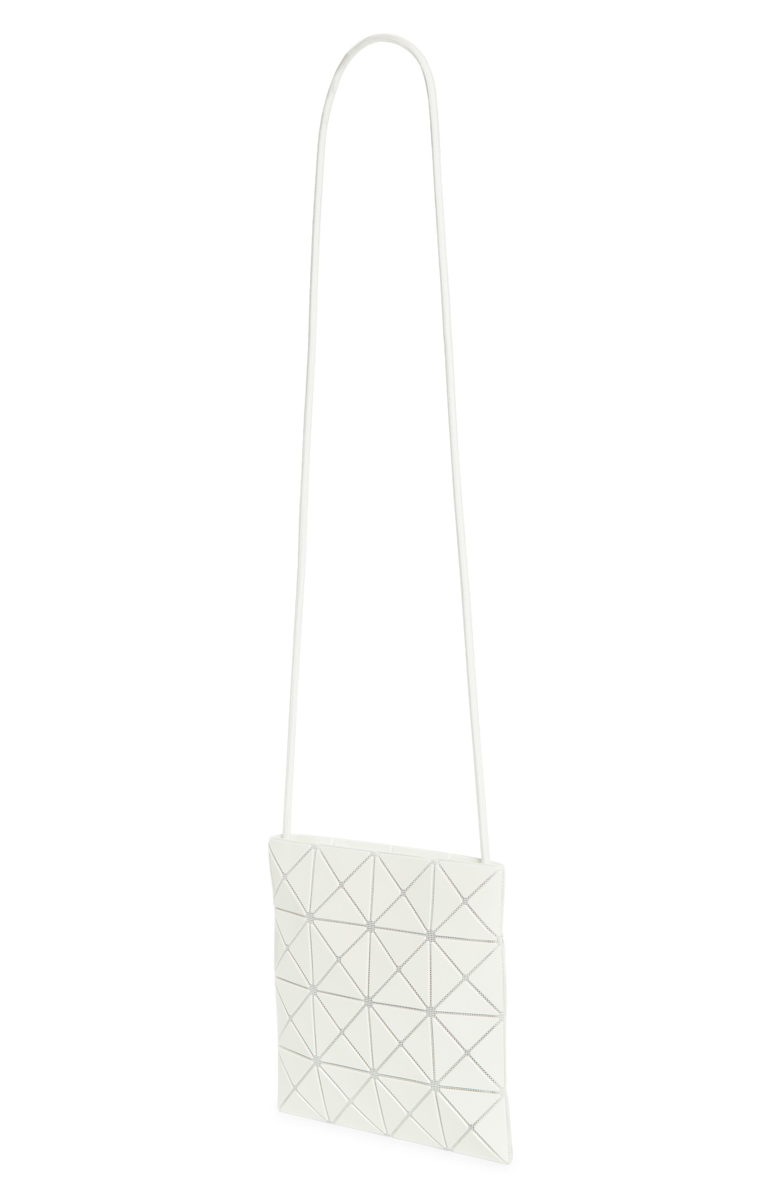 Lucent One Tone PVC Crossbody Bag, Alternate, color, GREEN WHITE