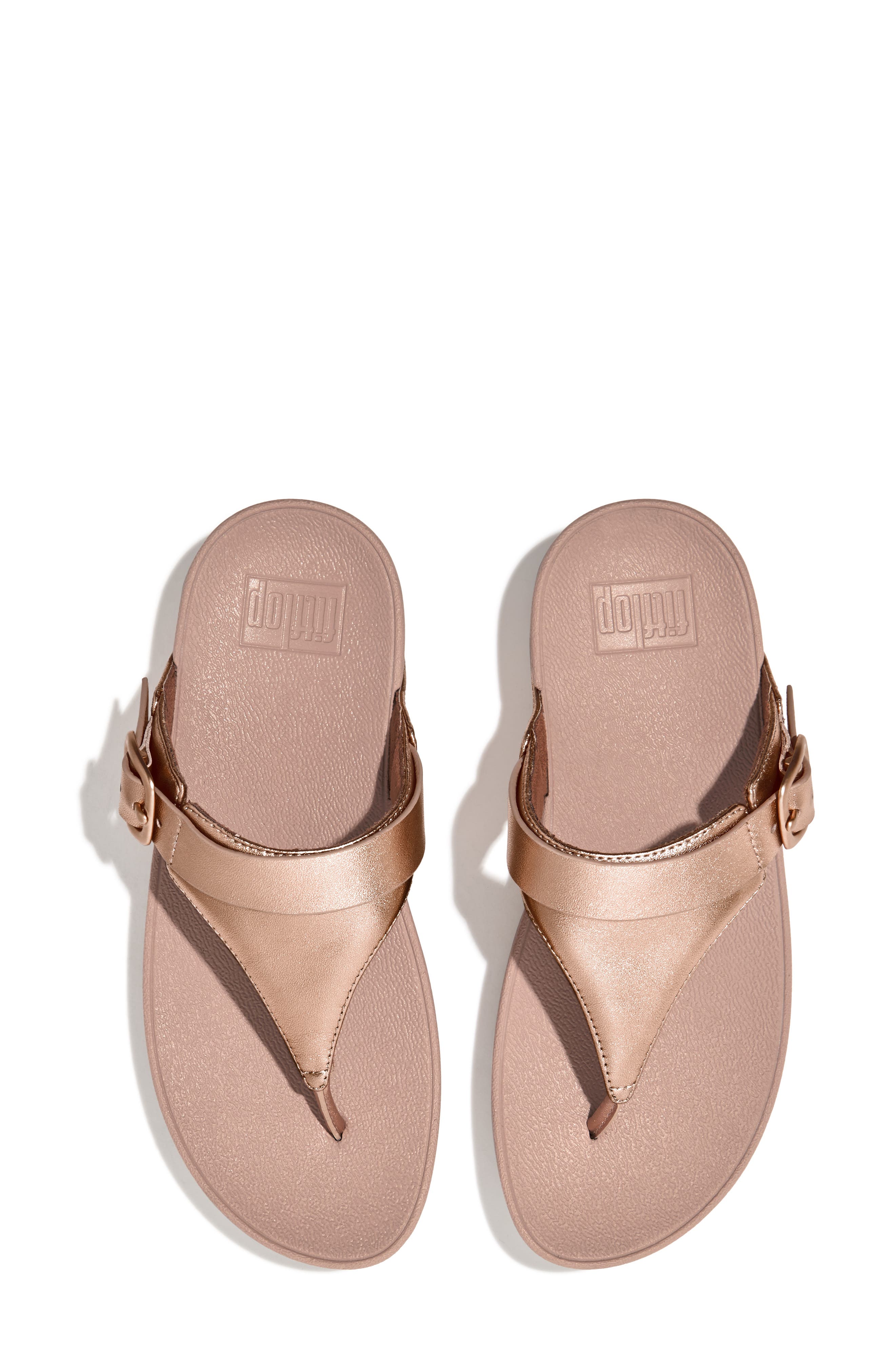 FitFlop Lulu Flip Flop, Alternate, color, Rose Gold