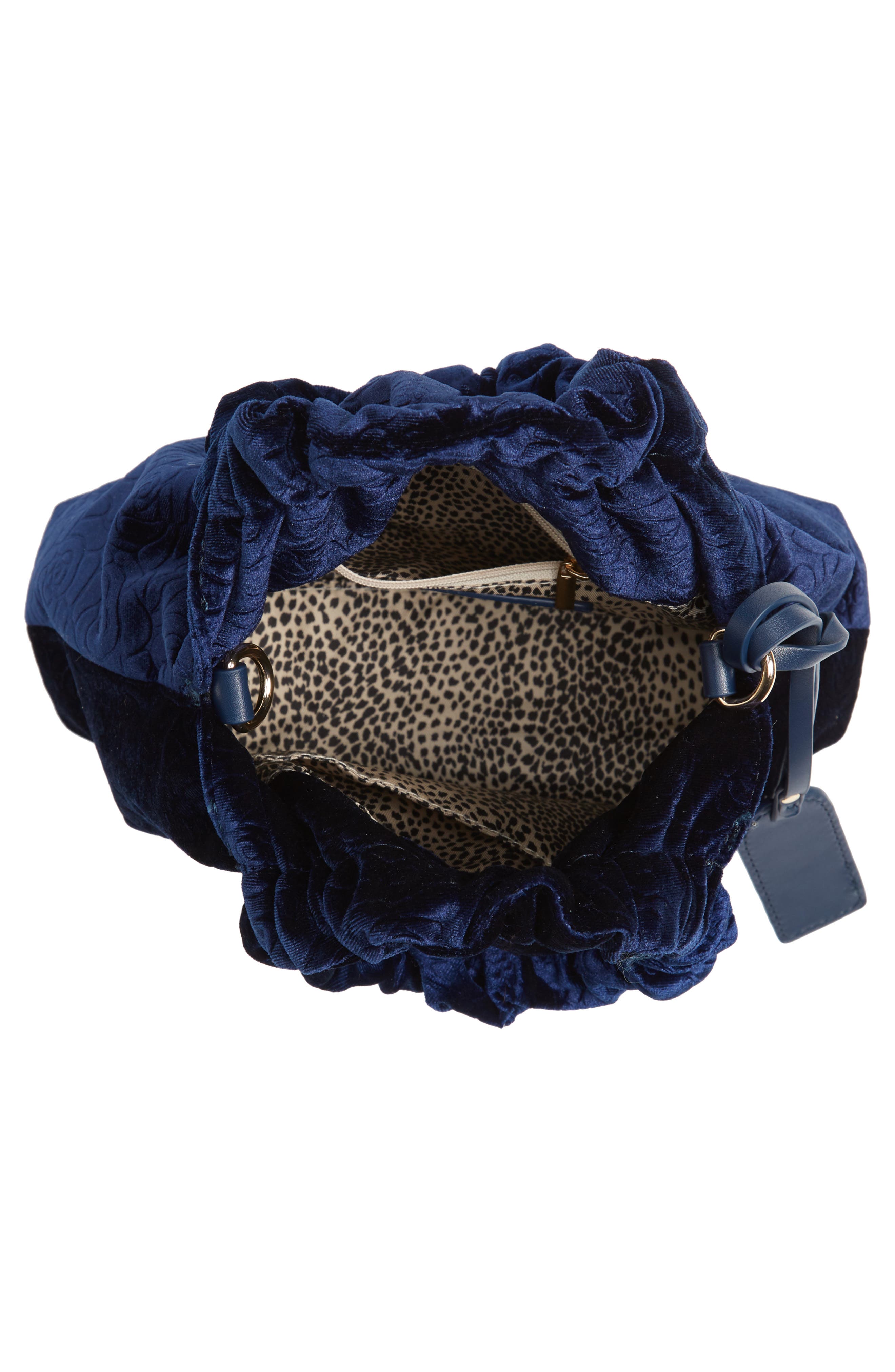 Sole Society Tyll Velvet Crossbody Pouch, Alternate, color, 