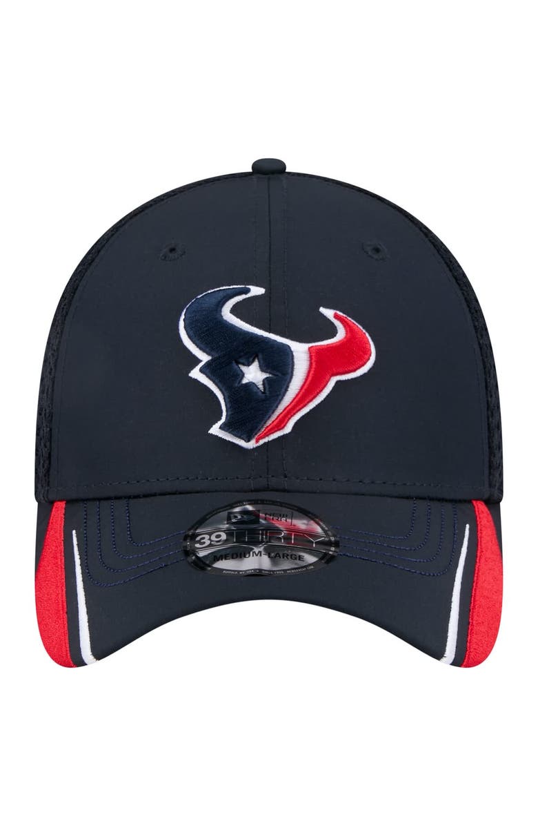 New Era Men's New Era  Navy Houston Texans Game Day Linear 39THIRTY Flex Hat, Alternate, color, 