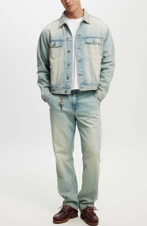 Shop Cotton On Oversized Trucker Jacket In Halen Blue