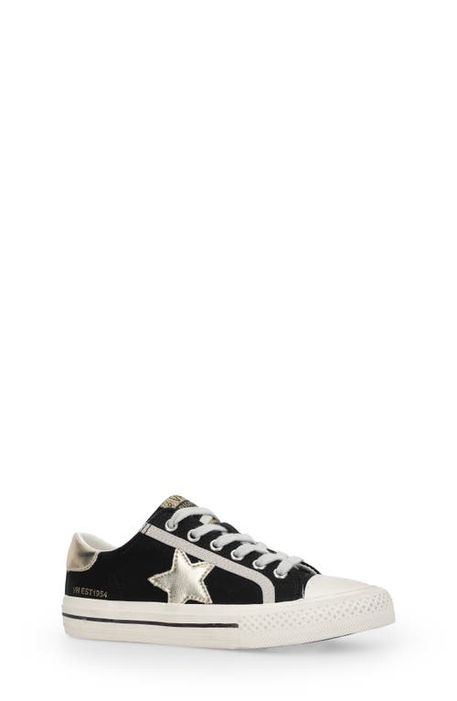 Vintage Havana Kids' Alive Sneaker in Black/Gold 