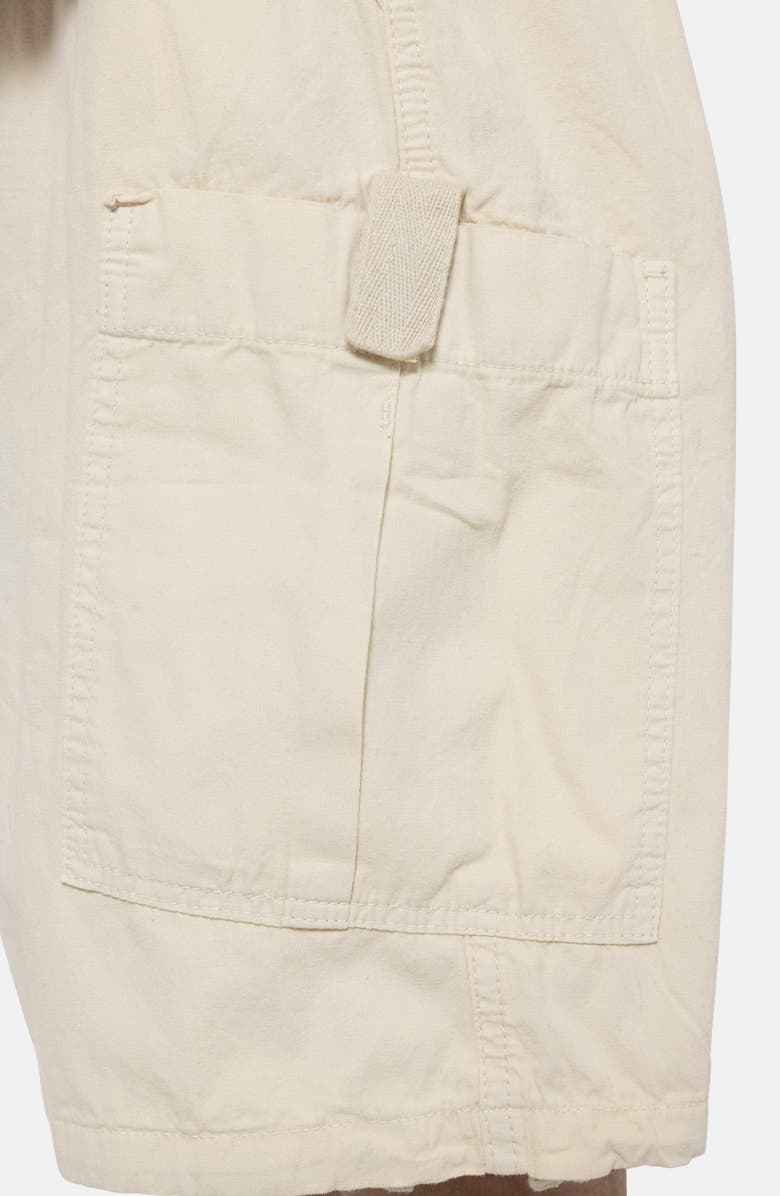 JADED LONDON Oversize Cargo Shorts, Alternate, color, Ecru