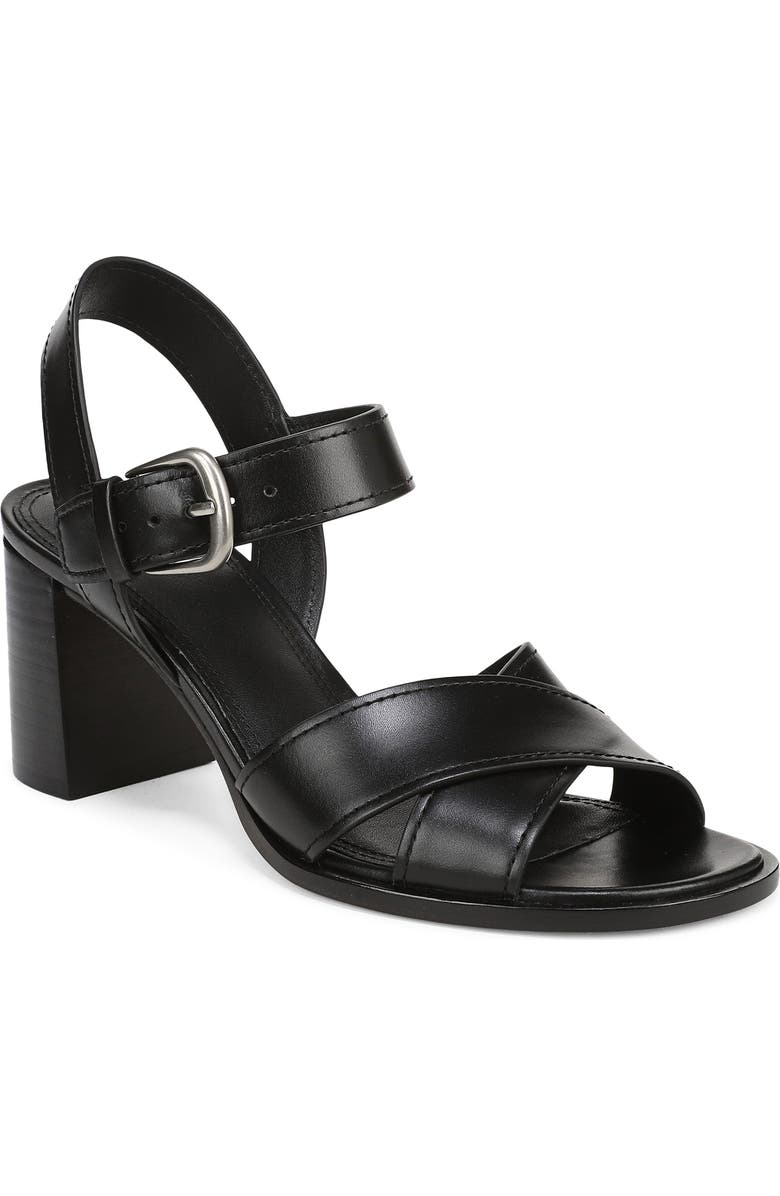 Vince Salma Ankle Strap Sandal, Main, color, Black