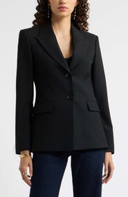 Nordstrom Astrid Sculpted Two-Button Blazer