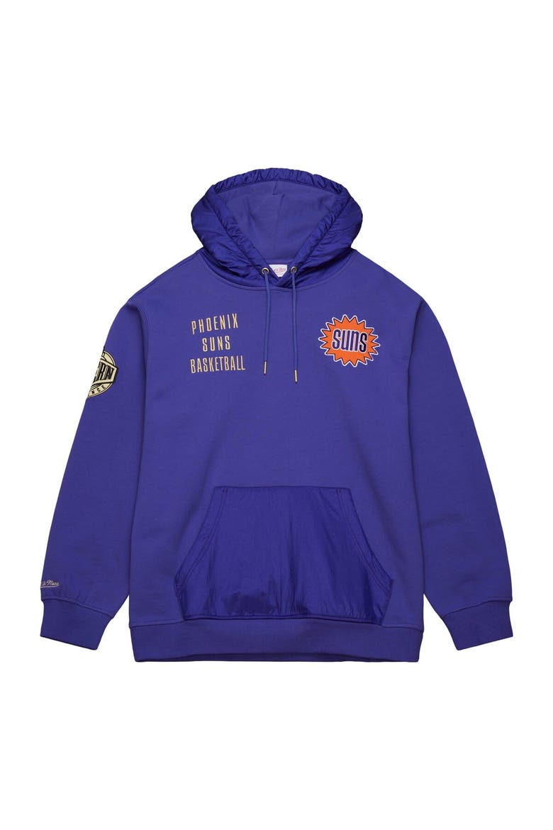 Men's Mitchell & Ness Purple Phoenix Suns  Team OG 2.0 Vintage Logo Fleece Pullover Hoodie, Alternate, color, Purple