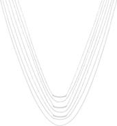 OLIVIA WELLES Multilayered Chain Necklace