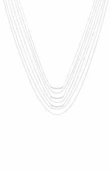 OLIVIA WELLES Multilayered Chain Necklace