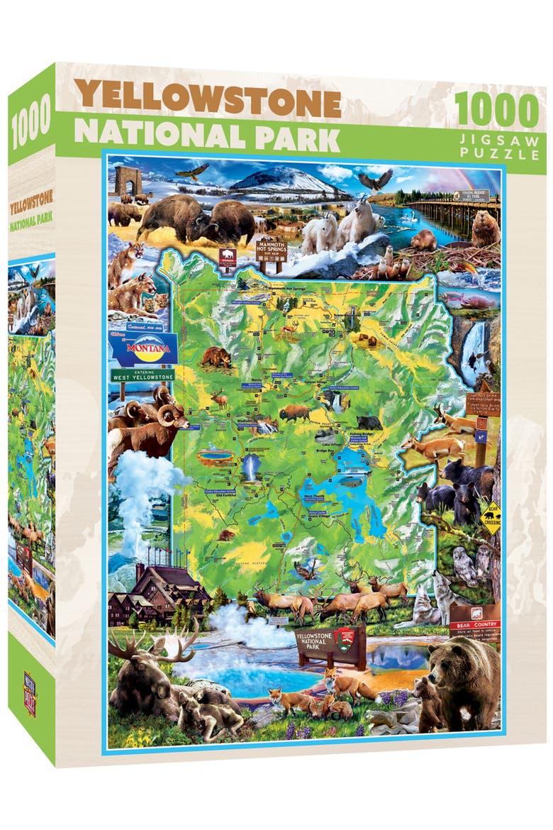 Yellowstone 1000 Piece Jigsaw Puzzle, Main, color, Multicolor