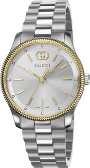 Gucci G-Timeless Diamond Slim Bracelet Watch, 29mm