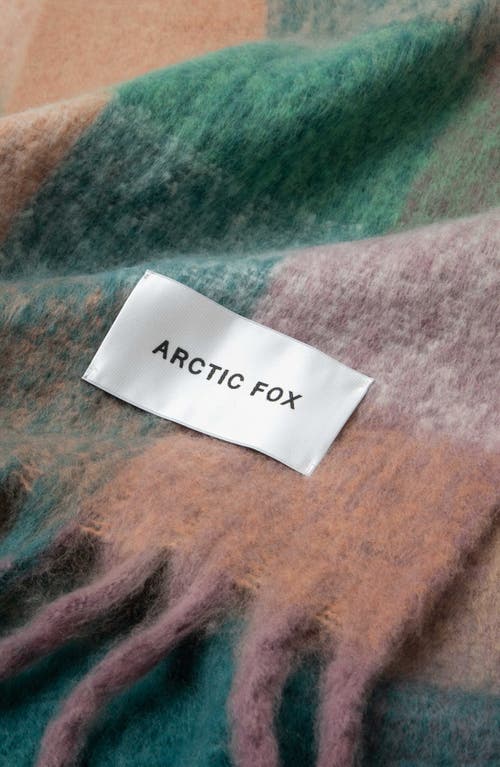 Arctic Fox & Co. Arctic Fox & Co The Reykjavik Check Fringe Scarf In Multi