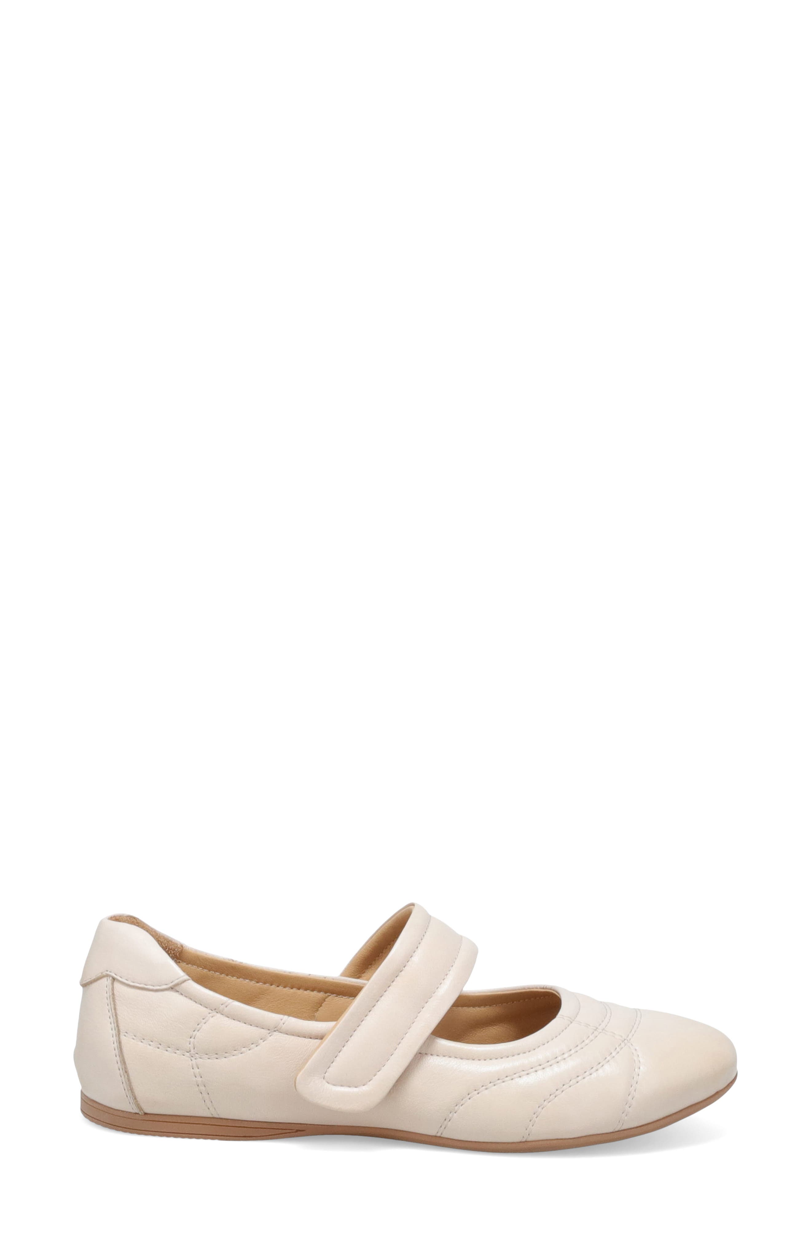 Karin Leather Mary Jane Flat, Alternate, color, LATTE