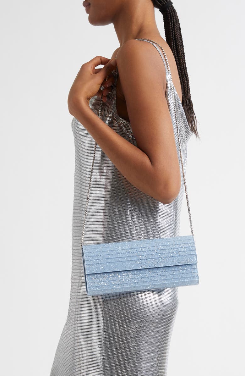 Jimmy Choo Sweetie Glitter Acrylic Clutch, Alternate, color,