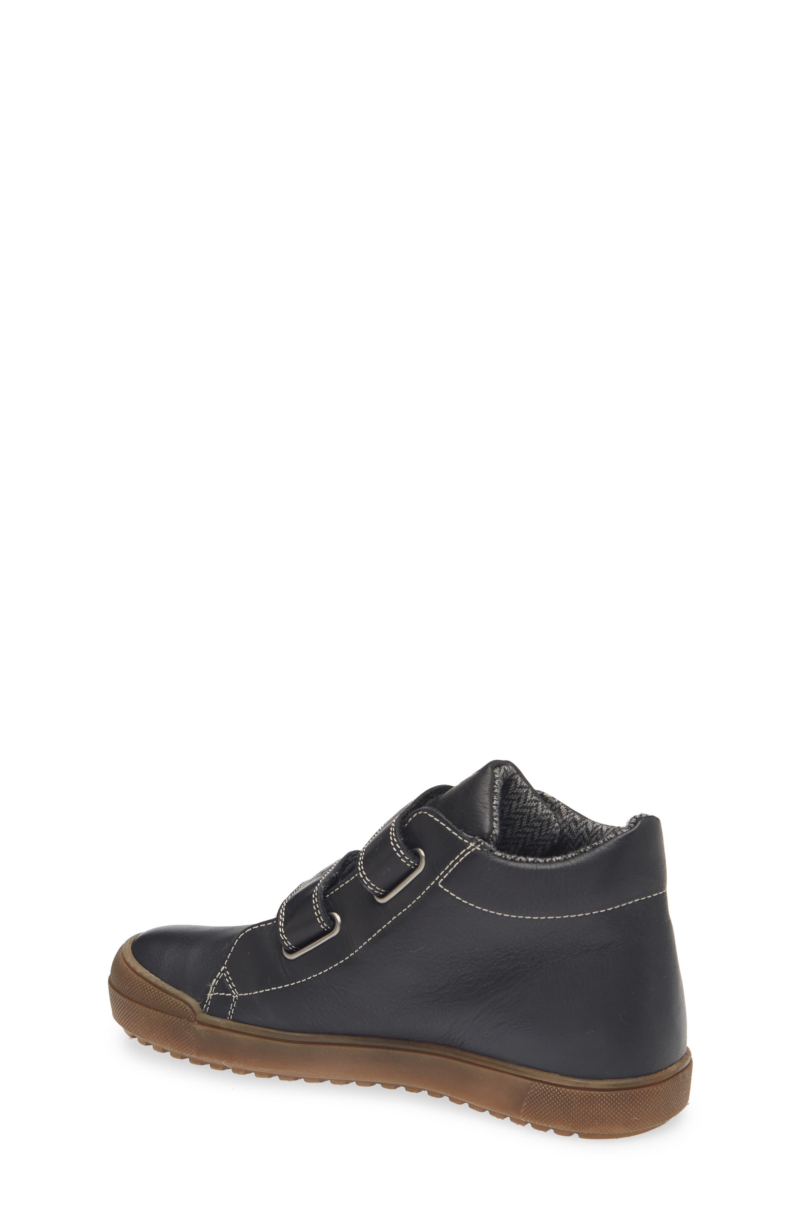 Naturino Mulaz Waterproof High Top Sneaker, Alternate, color, Spina Black