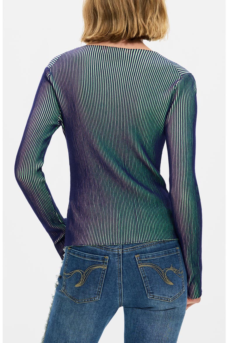 Gradient Rib Sweater, Alternate, color, BLUE