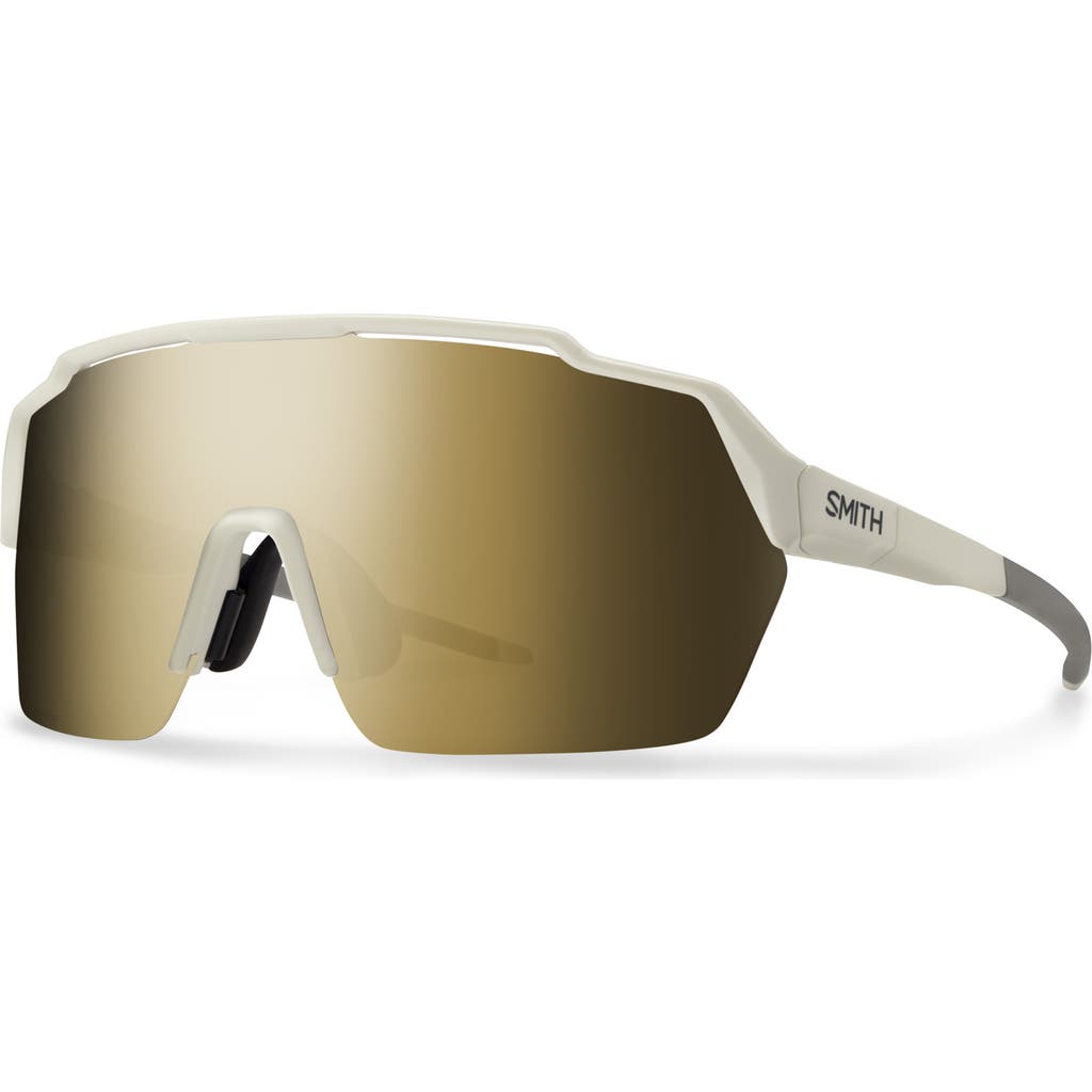 Smith Shift Split Mag™ 139mm Shield Sunglasses In Bone/chromapop Black Gold