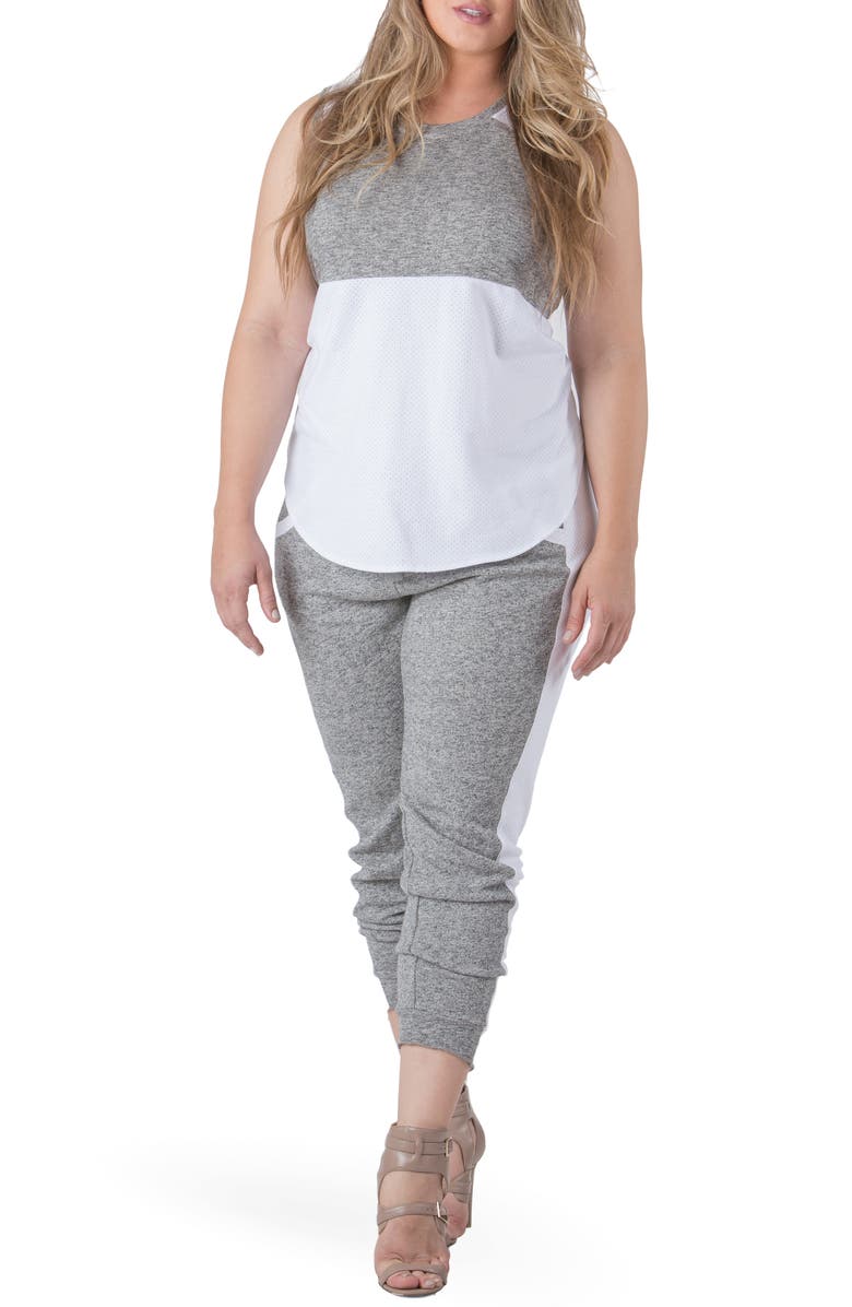 Standards & Practices Sami Knit Crop Joggers, Alternate, color, Grey