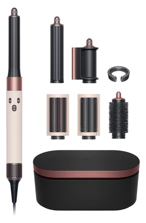 Limited-Edition Ceramic Pink 
Rose Gold Airwrap™ Multi-Styler Complete Long with Onyx 
Rose Presentation Case