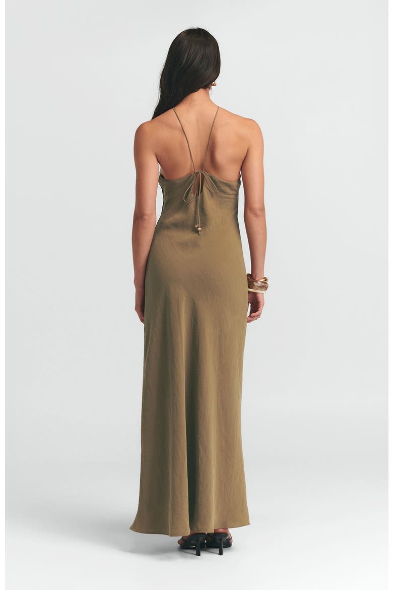 Anais Slip Dress, Alternate, color, Taupe