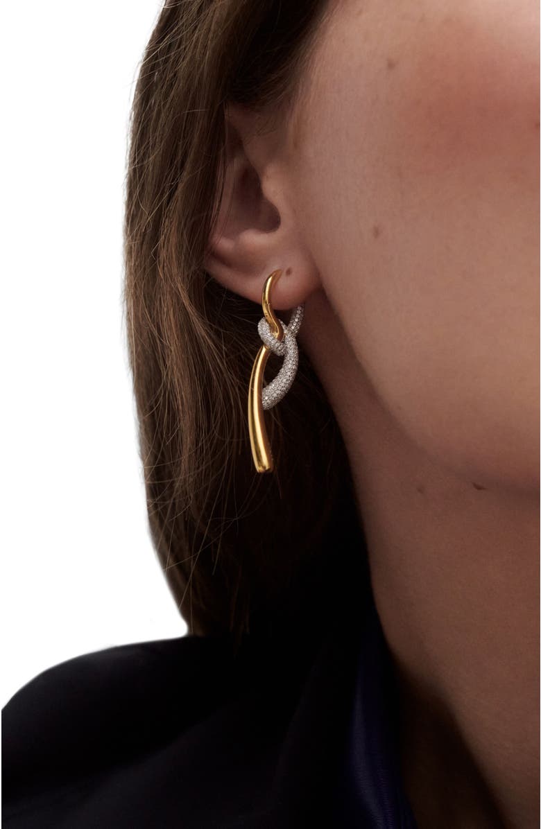 PDPAOLA Pave Twist Hoops, Alternate, color,