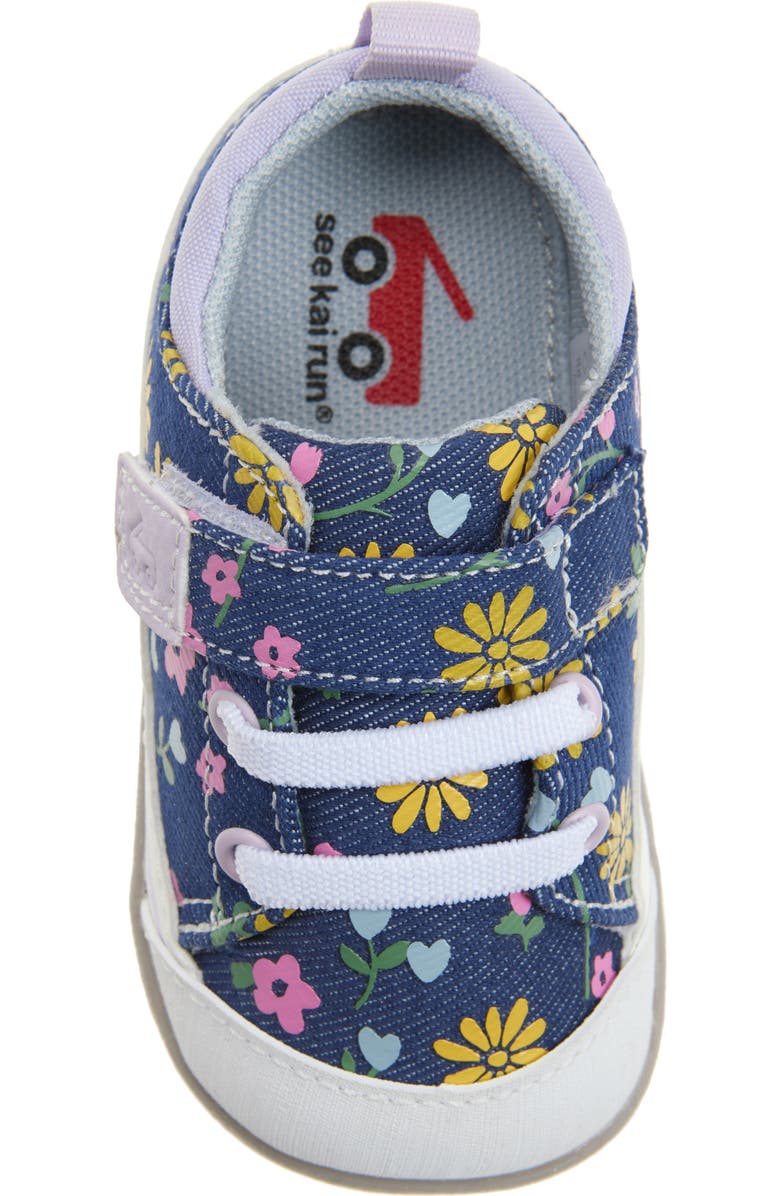 See Kai Run Stevie Floral Print Sneaker, Alternate, color,